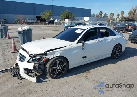 2016 Mercedes-Benz C 300 Sport from USA, damaged, VIN 55SWF4JB5GU125294